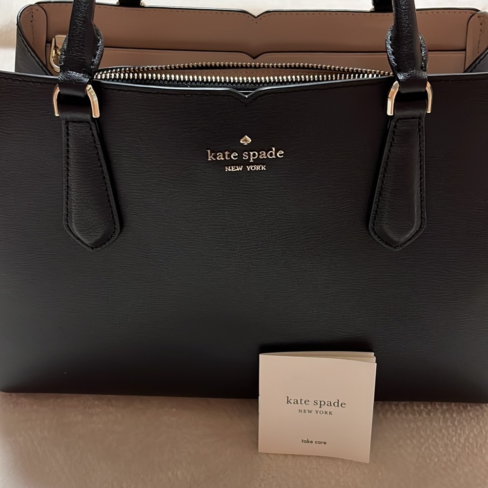Kate Spade Triple Compartment Satchel - Black - Picture 2 of 8